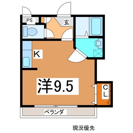 アンジュールの物件間取画像